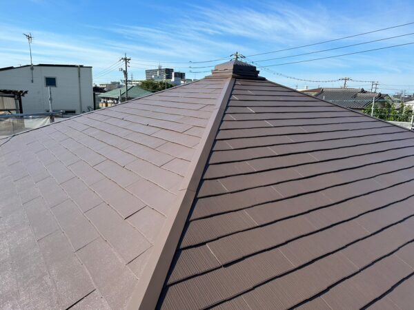 春日井市にて雨漏り予防の戸建てメンテナンス工事〈塗装・屋根修理〉の施工後写真